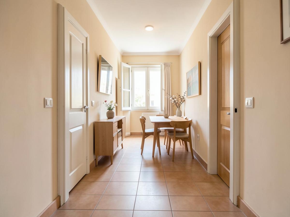 Interior de una vivienda rehabilitada por JM Construcciones